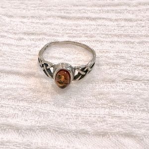 3/$15 Genuine amber ring- size 6